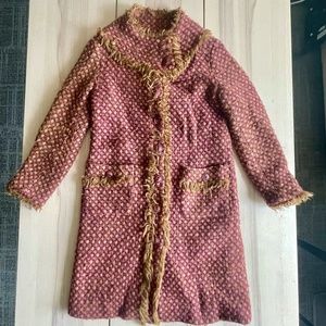 Tara Jarmon Maroon Wool  Coat